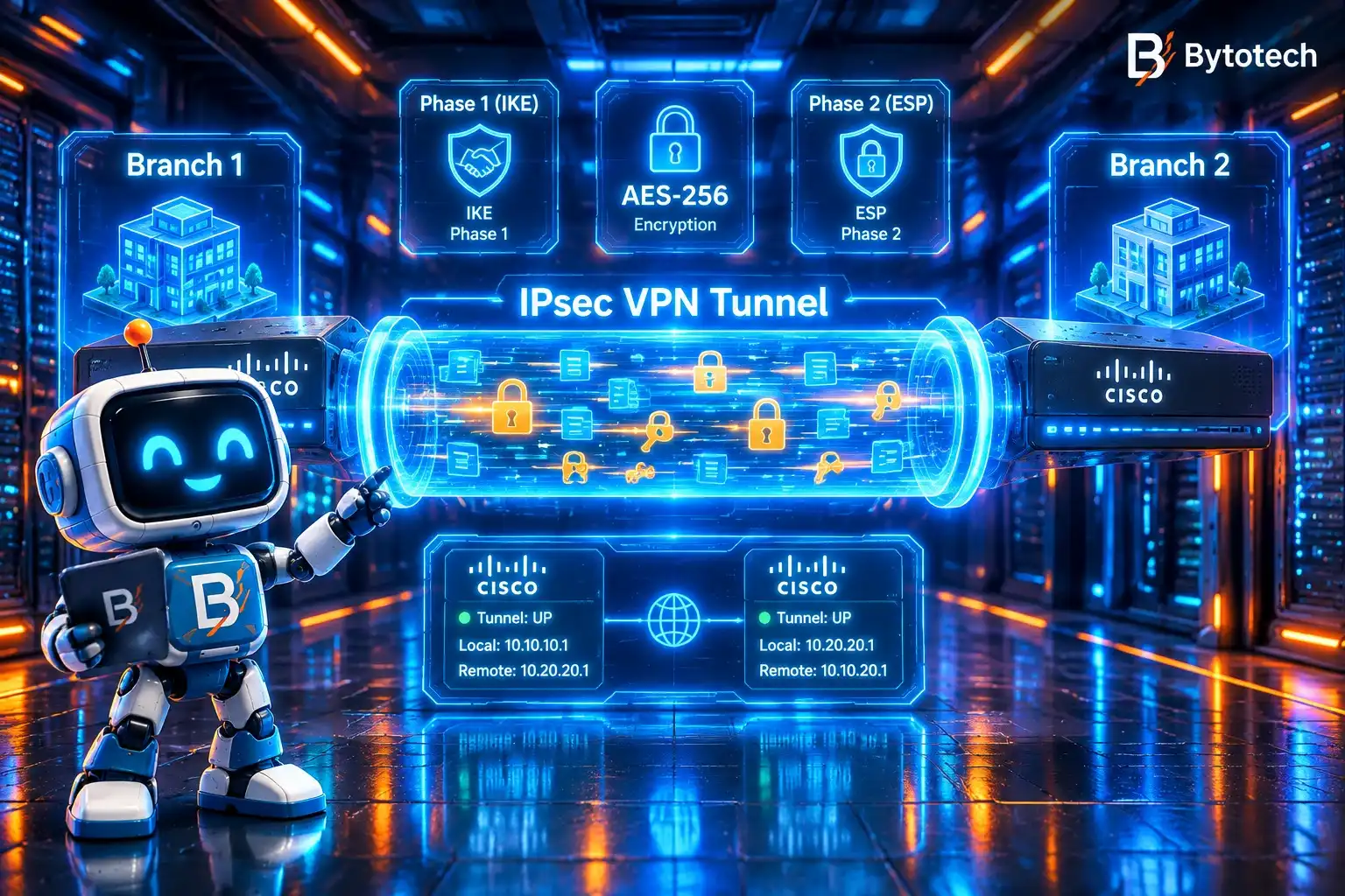 راهنمای جامع و عملی راه‌اندازی IPsec VPN در سیسکو مفهومی که بلد باشی؛ کلید استخدامته